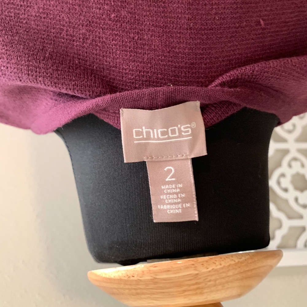 Burgundy Cardigan - Picture 3 of 3